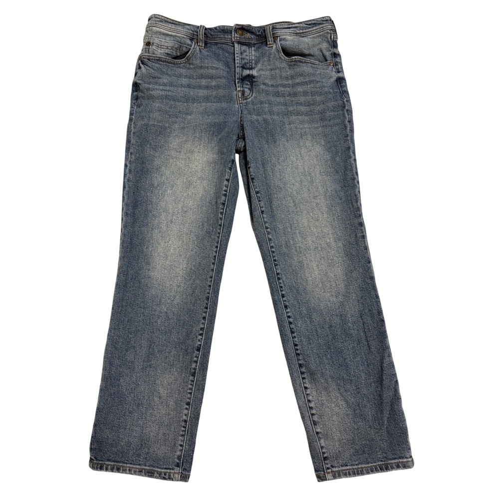 Liverpool The Keeper Boyfriend Jeans Womens 12/31 Blue Excellent Button Fly